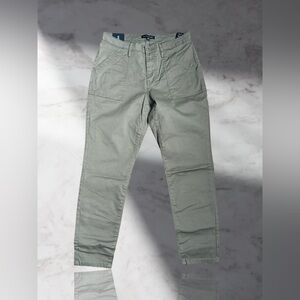 Banana Republic woman’s green high rise twill pant size 6